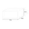 Évier mural en résine pour buanderie et jardin 39x39x24 cm Sink 40 Offre