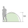 Tente de camping igloo pop-up 2 personnes Automatic Brunner Achat