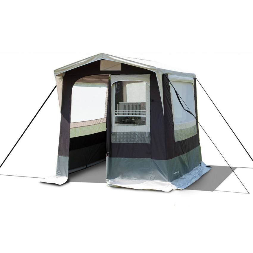 Tente cuisine camping moustiquaire 150x150 Gusto NG I Brunner - Gris