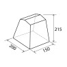 Tente de cuisine 200x150 pour camping Gusto NG II Brunner 
