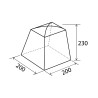 Tente de camping anti-UV Chef II 200x200 Cucinotto Outdoor Brunner Réductions