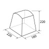 Tente cuisine polyvalente camping 220x160 Camp Inn Brunner Réductions
