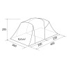 Grande tente de camping familiale pour 5 personnes 360x490 Kalinda 5 Brunner Modèle