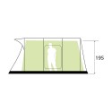 Tente de camping gonflable 380x540 Paraiso 5/6 places Brunner Caractéristiques
