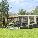 Tente de camping gonflable 310x510 pour famille 4 personnes Pure 4 Brunner Vente