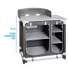 Cuisine de camping mobile à deux compartiments Azabache CT Square Brunner Vente