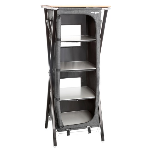 Armoire de camping polyvalente 4 compartiments plateau en bois Mercury Cross HS SQ Brunner Promotion
