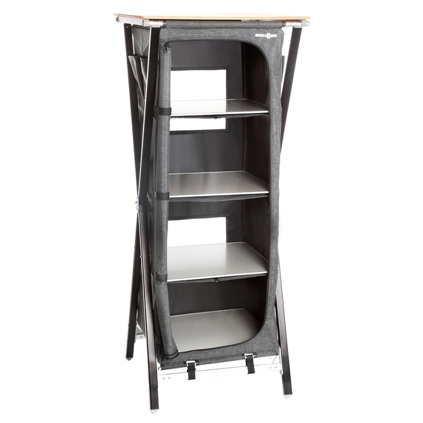 Armoire de camping polyvalente 4 compartiments plateau en bois Mercury Cross HS SQ Brunner Promotion Armoire de camping polyvalente 4 compartiments plateau en bois Mercury Cross HS SQ Brunner Promotion