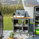 Armoire de cuisine de camping avec plan en bois Mercury Cross Cooker HWT Brunner Vente