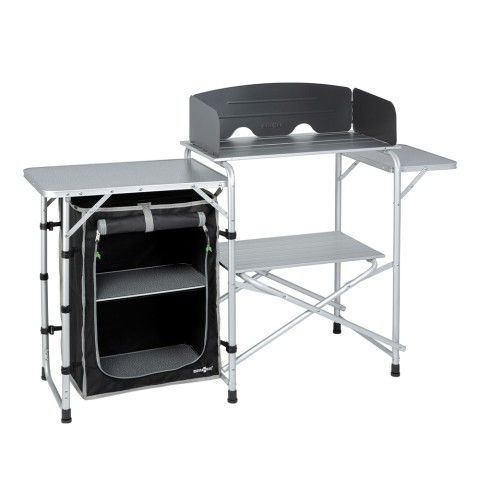 Meuble de cuisine pliable en aluminium Snack Easy Black Brunner Promotion