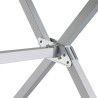 Table de camping pliable 110x71cm Silver Gapless Level 4 Brunner Remises