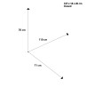 Table de camping pliable 110x71cm Silver Gapless Level 4 Brunner Catalogue