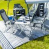 Table de camping pliant 140x81cm Silver Gapless Level 6 Brunner Vente