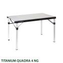 Table de camping pliable 120,5x70 Titanium Quadra 4 NG Brunner Vente
