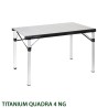 Table de camping pliable 120,5x70 Titanium Quadra 4 NG Brunner Vente