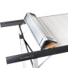 Table de camping pliable plateau aluminium bois 146x70 Quadra Tropic 6 Brunner Vente