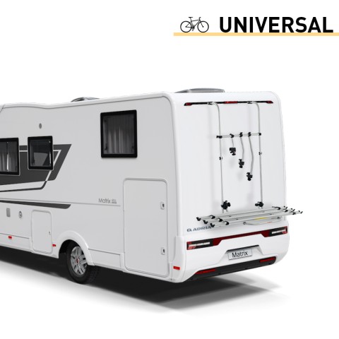 Porte-vélos arrière pour 3 vélos réglable H95-140cm Bici Ok Camper Promotion
