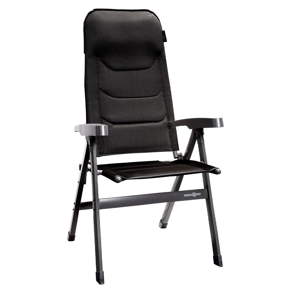 Chaise de camping pliable avec accoudoirs pour jardin extérieur Straal M Brunner