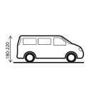 Auvent universel indépendant pour van/auto, hauteur 180-220cm Entrada Brunner Réductions