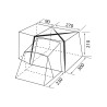 Auvent gonflable universel pour voiture et van 270x530 Marvilla Brunner Offre