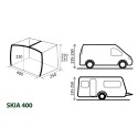 Auvent gonflable pour caravane et camping-car Skia 400 Aerocamping Brunner Réductions