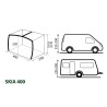 Auvent gonflable pour caravane et camping-car Skia 400 Aerocamping Brunner Réductions