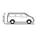 Pare-soleil gonflable pour minibus fourgon 260x200 Rhombus Brunner Offre