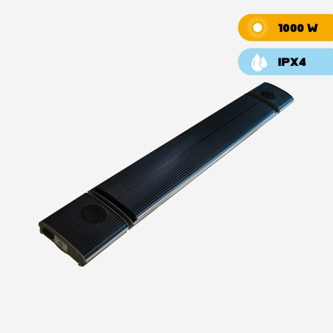 Chauffage infrarouge Bluetooth sans lumière 1000W haut-parleurs Spaik Promotion