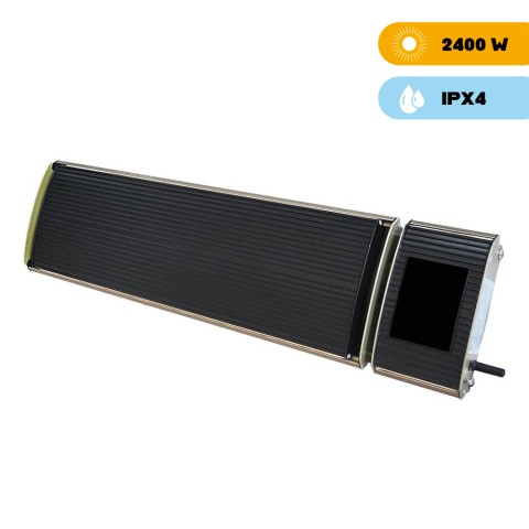 Radiateur infrarouge chauffant Wi-Fi via application smartphone 2400W Kontat L Promotion