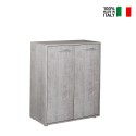Armoire d'entrée bureau mobile salon 2 portes avec étagère Point Vente