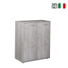 Armoire d'entrée bureau mobile salon 2 portes avec étagère Point Vente
