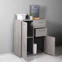 Meuble polyvalent avec tiroirs pour bureau ou salon 2 compartiments 2 tiroirs Ruj Choix