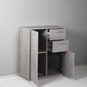 Meuble polyvalent avec tiroirs pour bureau ou salon 2 compartiments 2 tiroirs Ruj Catalogue