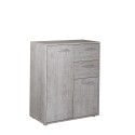 Meuble polyvalent avec tiroirs pour bureau ou salon 2 compartiments 2 tiroirs Ruj Offre