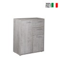 Meuble polyvalent avec tiroirs pour bureau ou salon 2 compartiments 2 tiroirs Ruj Vente