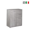 Meuble polyvalent avec tiroirs pour bureau ou salon 2 compartiments 2 tiroirs Ruj Vente