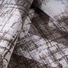 Tapis design style géométrique rectangulaire blanc marron Double MAR010 Offre