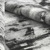 Tapis design abstrait rectangulaire gris noir blanc moderne GRI226 Offre