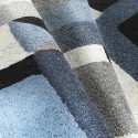 Tapis rectangulaire style géométrique salon design moderne BLU019 Offre