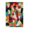 Tapis rectangulaire à poil court design géométrique multicolore MUL433 Vente