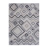 Tapis rectangulaire shaggy poils longs moderne antiallergique BIA003 Vente