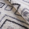 Tapis rectangulaire shaggy poils longs moderne antiallergique BIA003 Offre