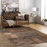 Tapis rectangulaire style ethnique multicolore salon cuisine KILI02 Promotion