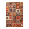 Tapis rectangulaire style patchwork ethnique multicolore PATC01 Vente