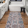 Tapis de cuisine et entrée antidérapant motif mosaïque carrelage MAR228 Promotion