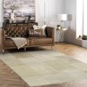 Tapis beige moderne rectangulaire salon salle à manger TUBE01 Promotion