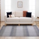 Tapis rectangulaire moderne intérieur extérieur véranda gris CSGRI001 Promotion
