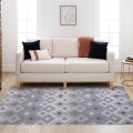 Tapis design rectangulaire moderne extérieur salon terrasse CSGRI003 Promotion
