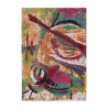 Tapis de salon rectangulaire moderne multicolore à poil court MUL431 Vente