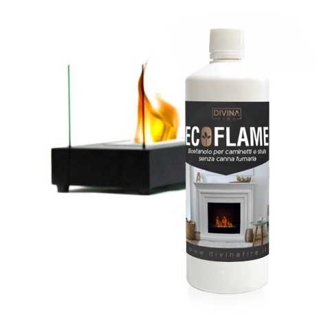 Bioéthanol liquide lot de 12 bouteilles de 1 litre Ecoflame Promotion